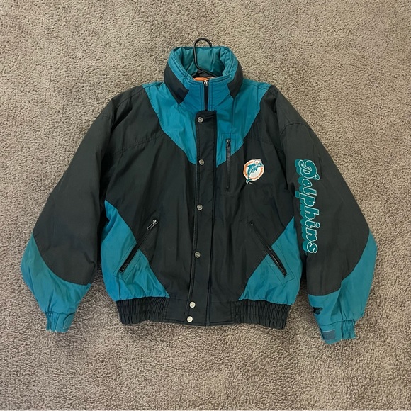 Turbo Sportswear Jackets & Coats Nfl Miami Dolphins Triple Fat